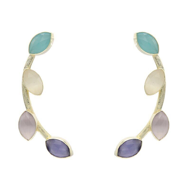 Orecchini Aura Viola Multicolor