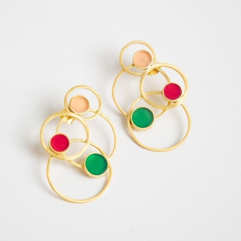 Orecchini Ed interstellari. Corallo, Fucsia e Verde in edizione limitata