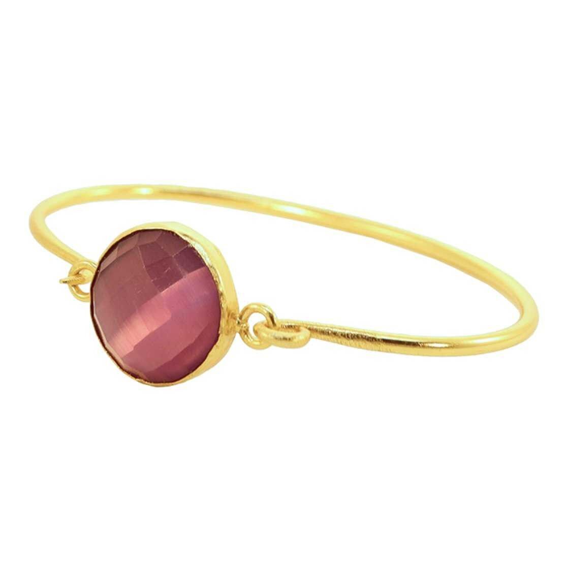 Dunkelrosa Normandie-Armband