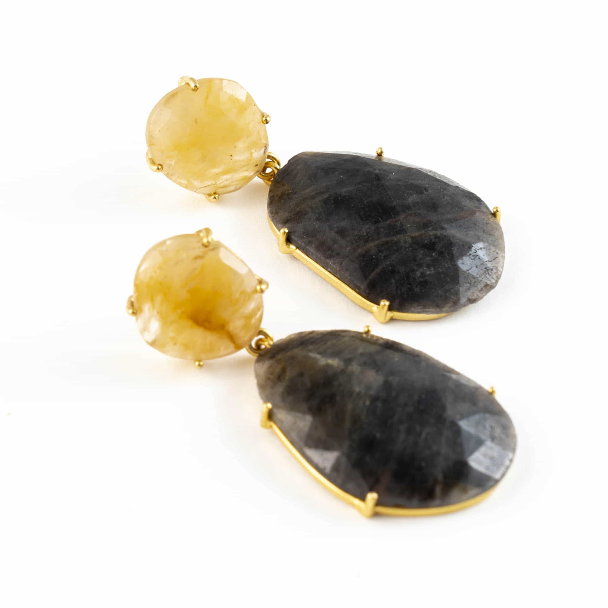 Orecchini Kaptol Ed. Senape e scuro limitati