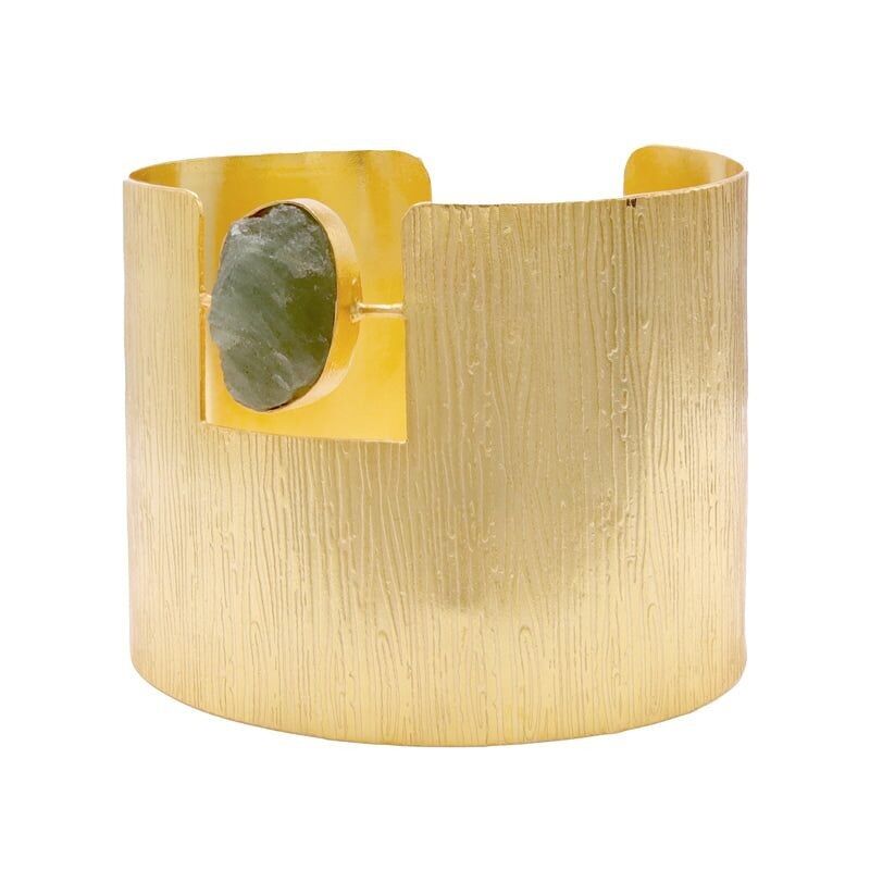 Bracciale Idra grezza verde acqua