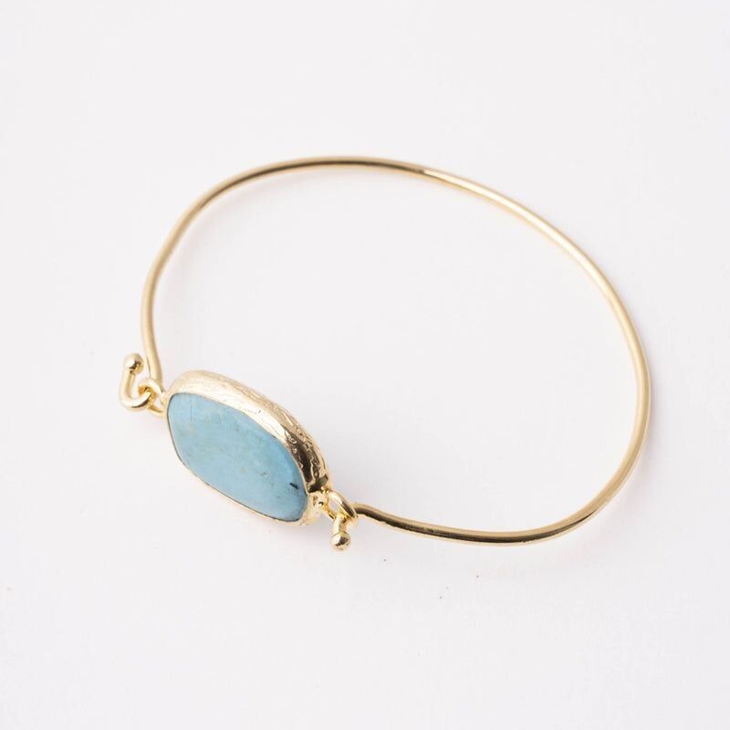 Bracciale Lina Ed. Turchese chiaro ovale grande limitato