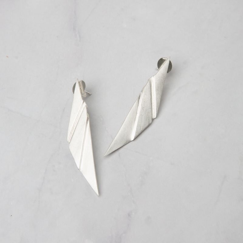 Orecchini in argento Komorebi