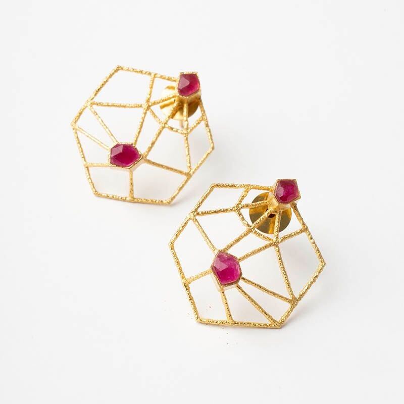 Orecchini Brac Small Ed. Rubino limitato