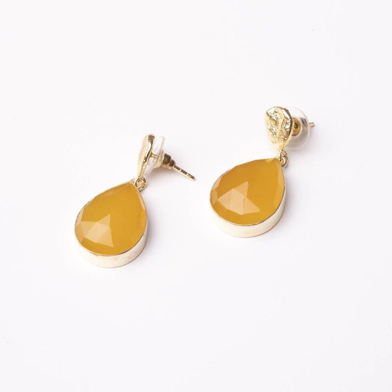 Orecchini Drop Ed. Senape all'arancia limitata