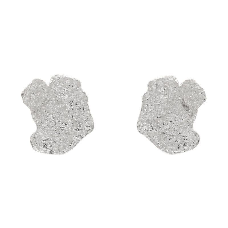 Petrosia-Silberohrringe