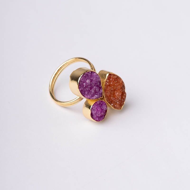 Greas Ed Ring. Fucsia e arancio limitati