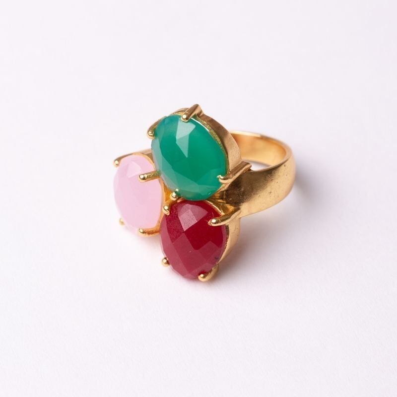 Tendenze Anello Verde, Rosso e Rosa Ed. Limitato