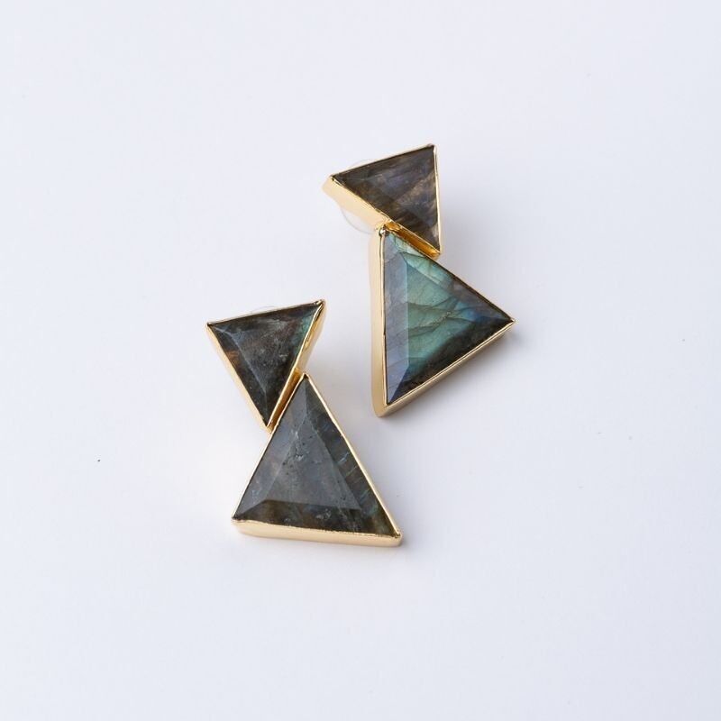 Debod Ed Ohrringe. Limitierter Labradorit