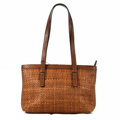 Sac Lady en cuir 34 cm. longueur x 23 cm. la taille