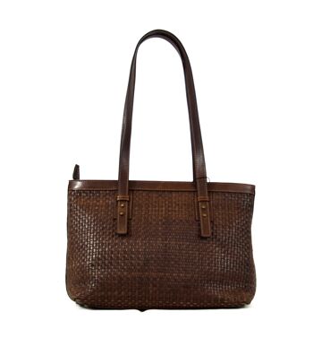 Sac Lady en cuir 34 cm. longueur x 23 cm. la taille 1