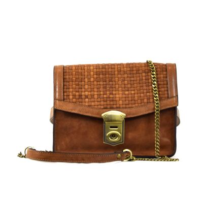 Sac Lady en cuir 21,5 cm. longueur x 17 cm. la taille