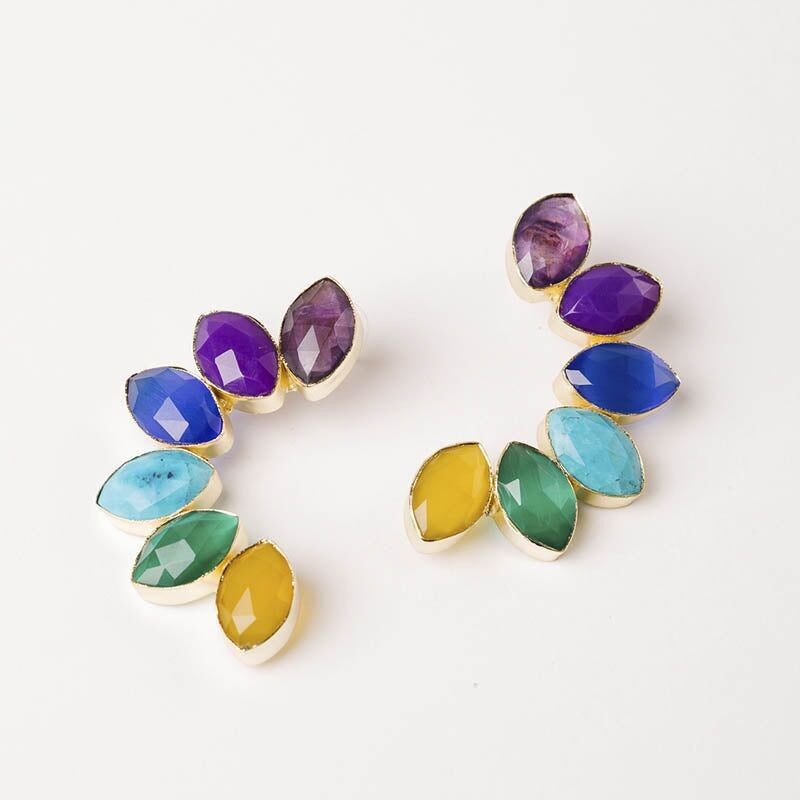 Orecchini Ed. Boreale. Crescita multicolore limitata