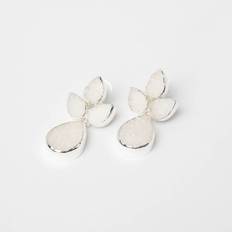 Orecchini Willow Ed. Bianco argento limitato