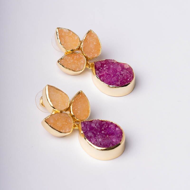 Orecchini Willow Ed. Arancio e fucsia limitati