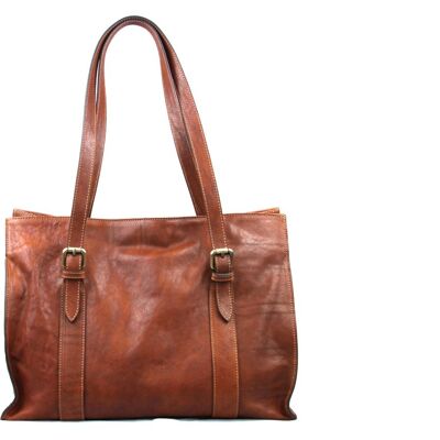Leather Lady Bag 40 cm. lenght x 28 cm. height