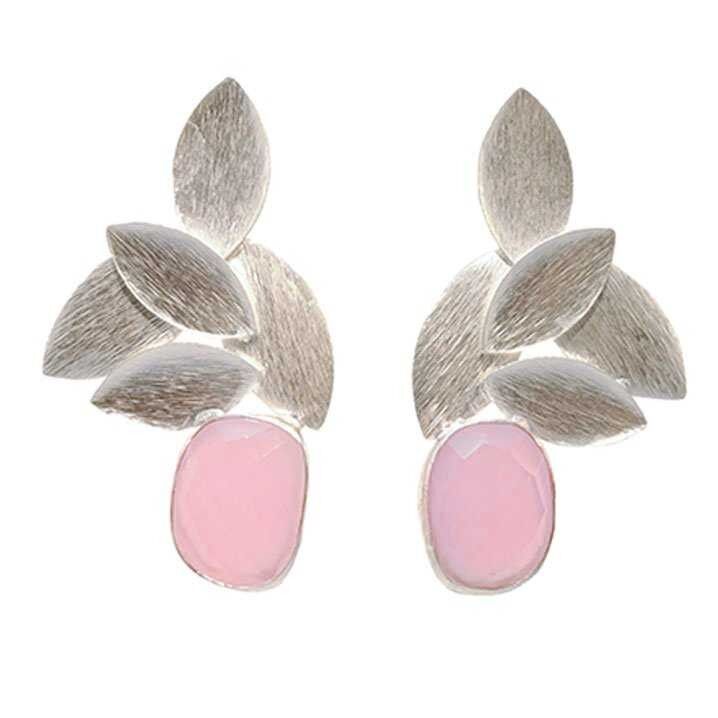 Orecchini Tivoli Argento Rosa