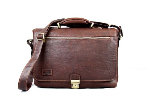 Leather Bag 41 cm. lenght x 30 cm. height
