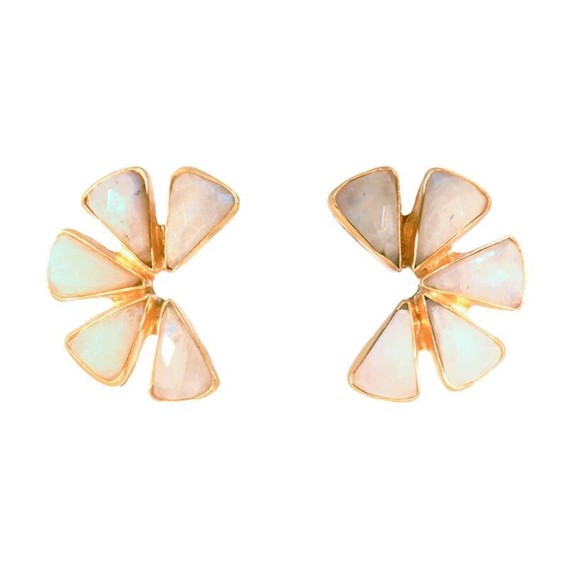 Orecchini in pietra di luna di Komodo