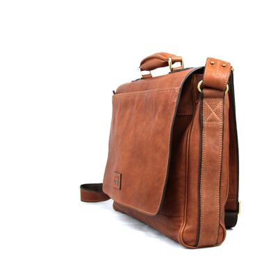 Leather Bag 39 cm. lenght x 30 cm. height