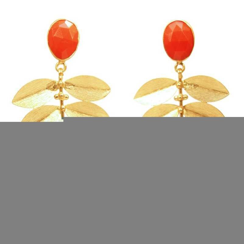 Orecchini Majus rossi