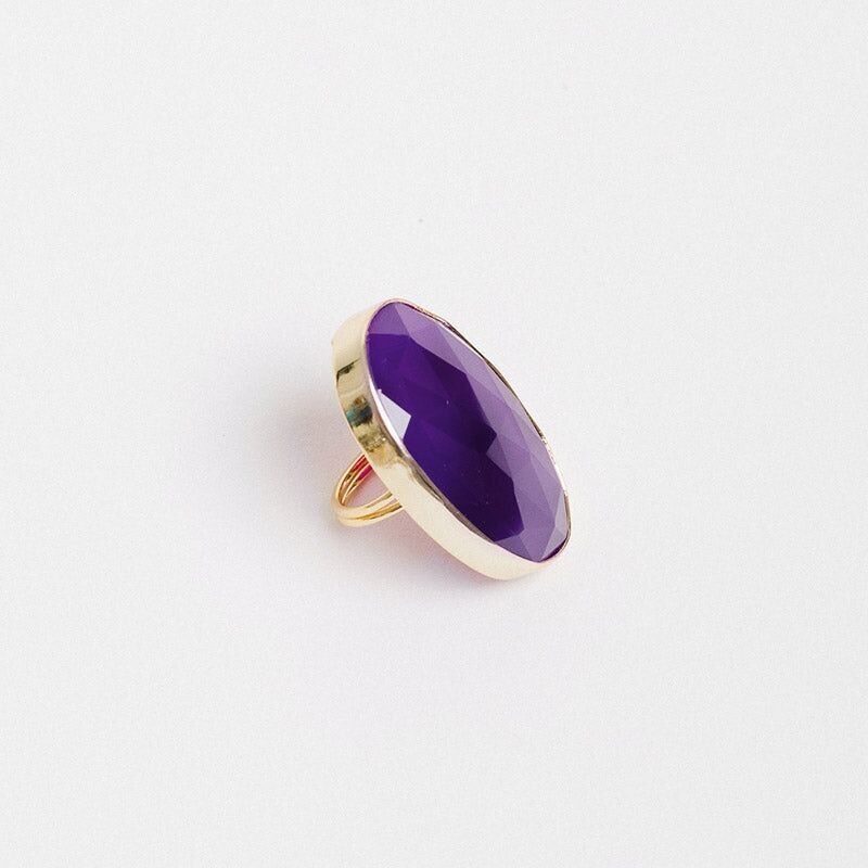 Anello Galaxy Ed. Viola lucido limitato