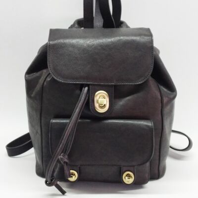 Sac en cuir 27 cm. longueur x 28 cm. la taille