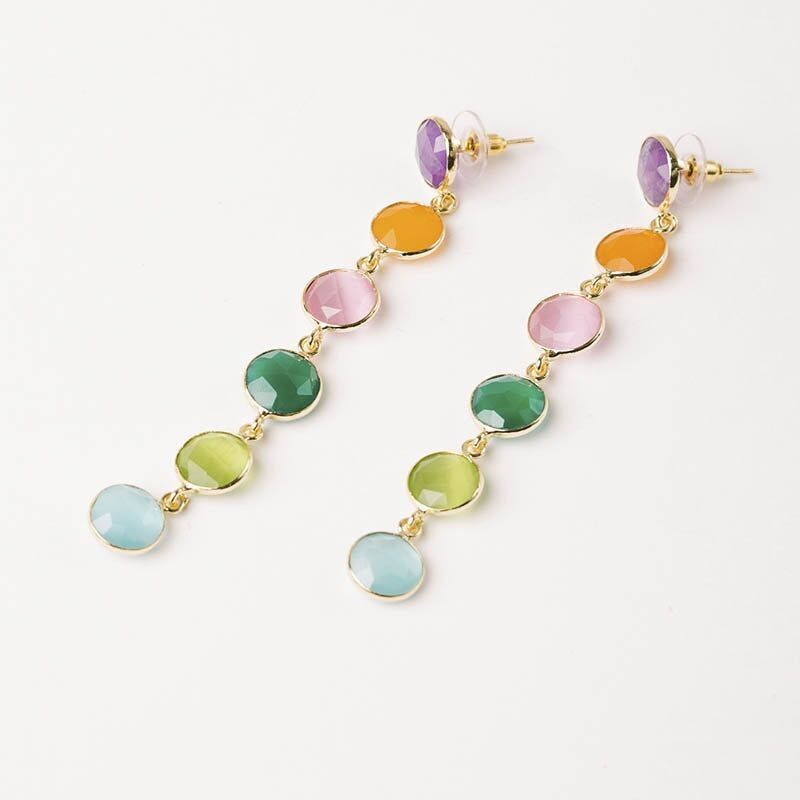 Ayla Ed Ohrringe. Limitierte Mehrfarbenwiese