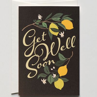 Greeting card Lemon, with envelope