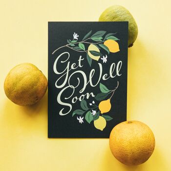 Carte de voeux Citron, avec enveloppe 3