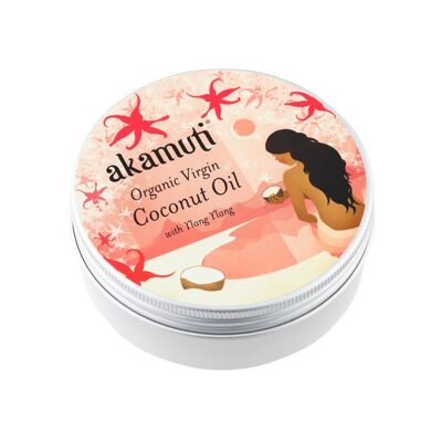 Akamuti Organic Coconut Oil with Ylang Ylang 175g