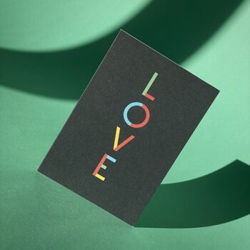 Carte de voeux Lucky Letters Love, avec enveloppe 5