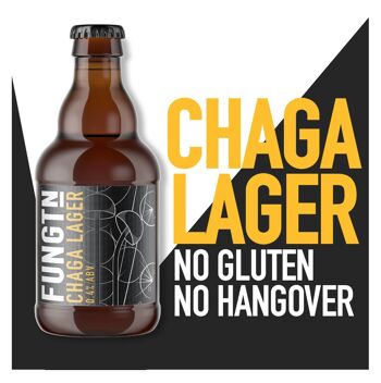 Bière artisanale sans alcool // Fungtn Chaga Lager 12 x 330ml 2
