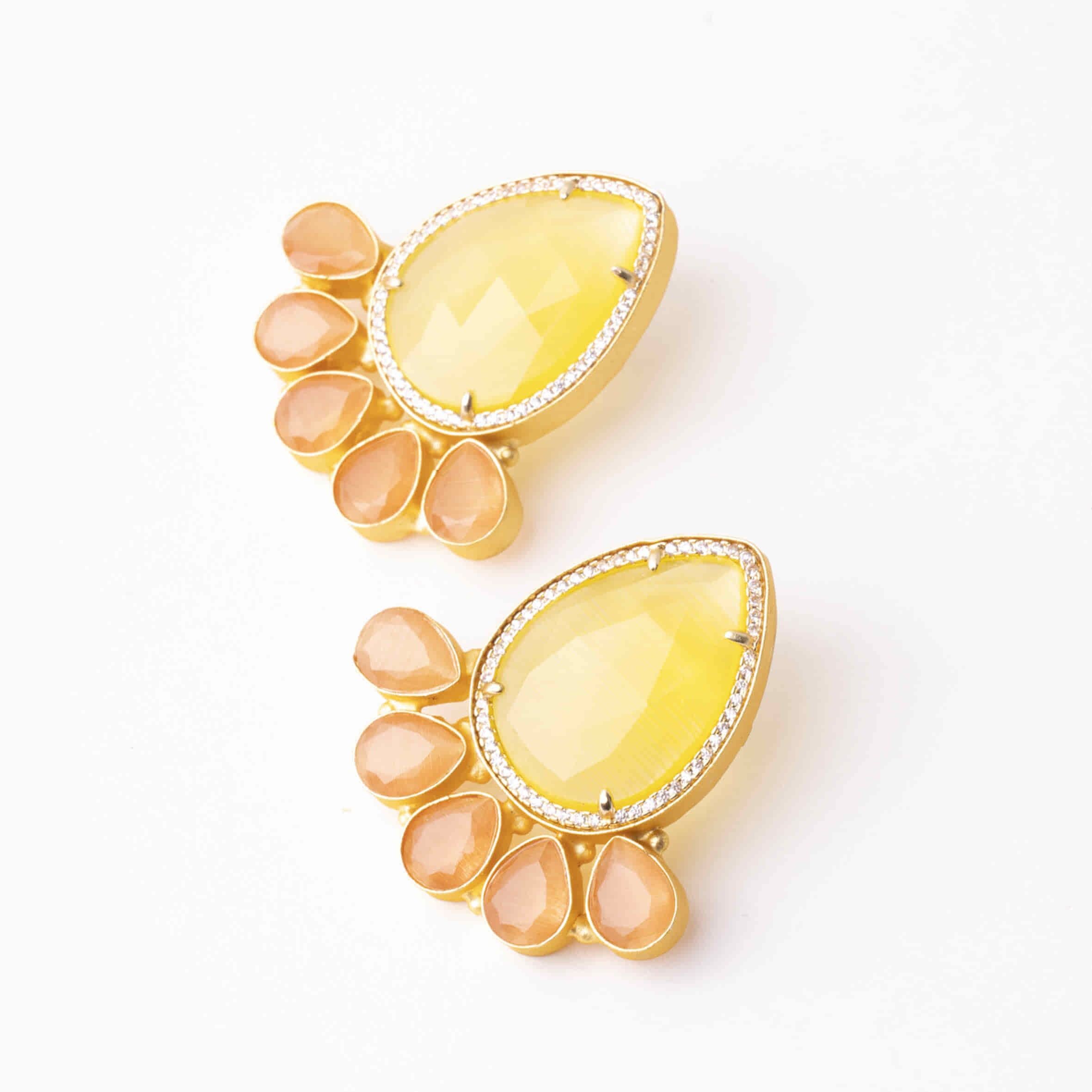 Orecchini Adara Zc Ed. Giallo e arancione limitati