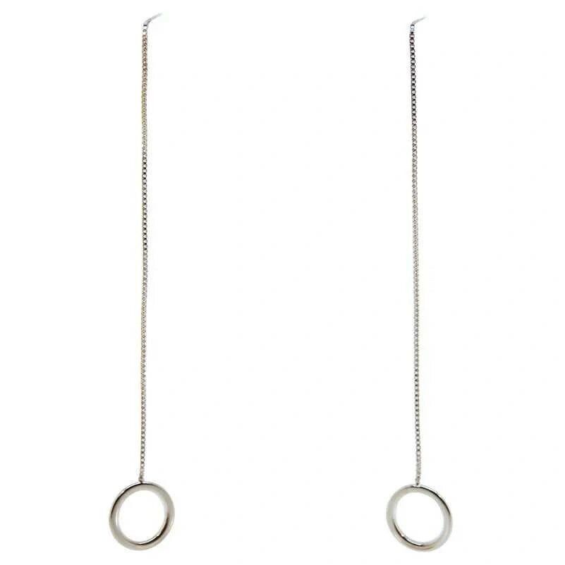 Orecchini Olimpia minimali in argento 925