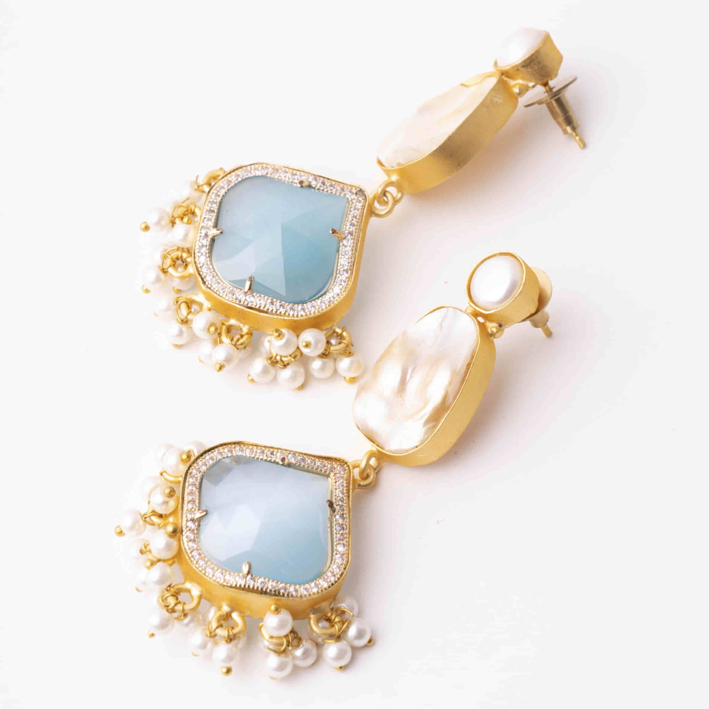 Orecchini Egan Zc Ed. Perle e Azzurri in edizione limitata