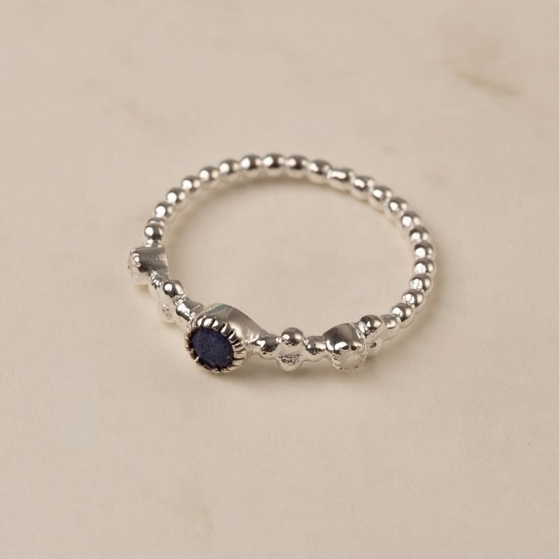 Anello Fantasy Ed. Argento blu limitato