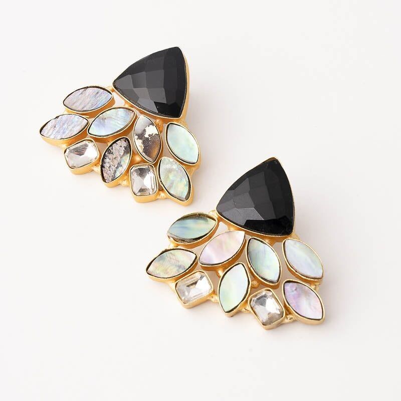 Orecchini Batian Ed. Nero e iridescente in edizione limitata