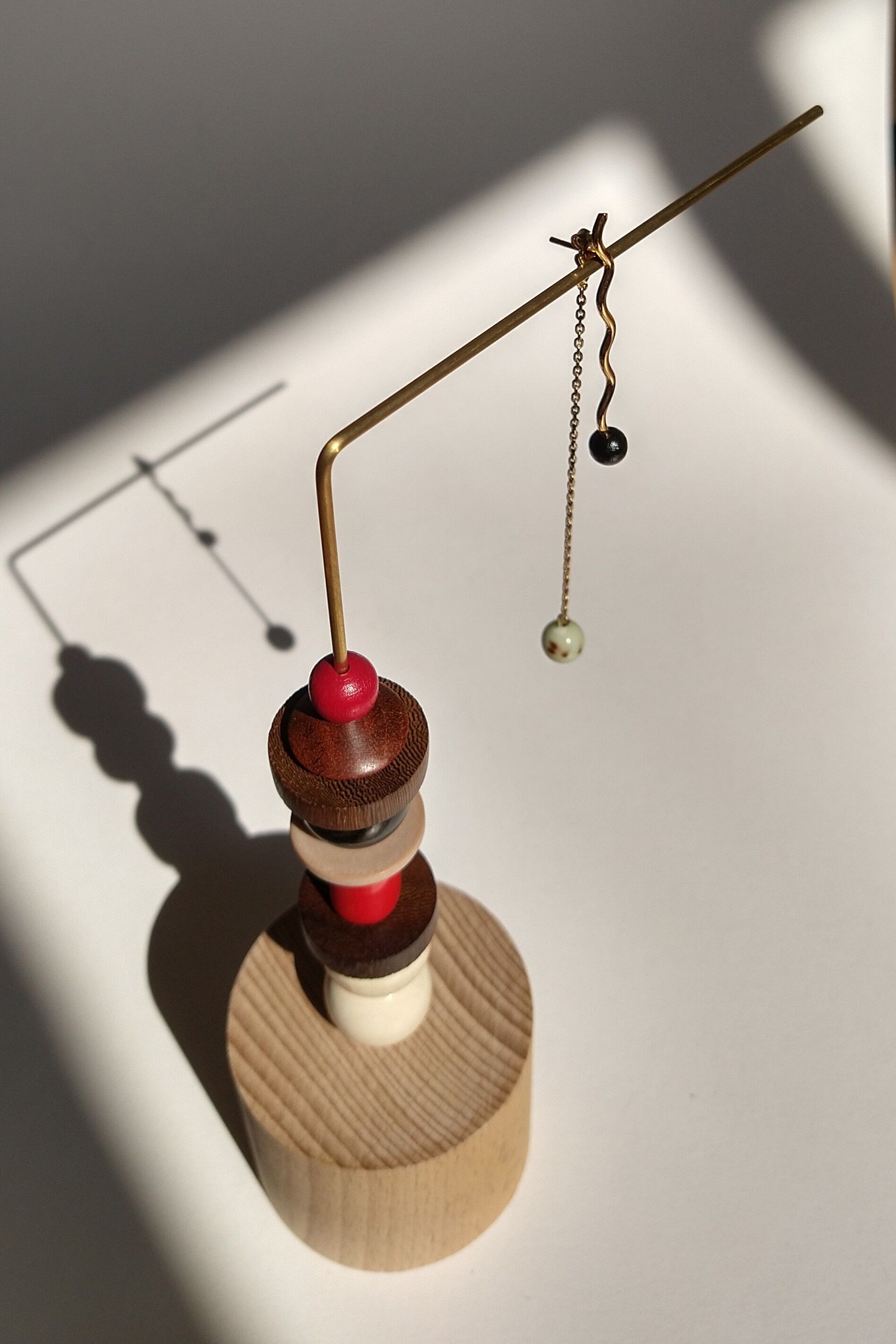 Ohrringe mit sanften Wellen