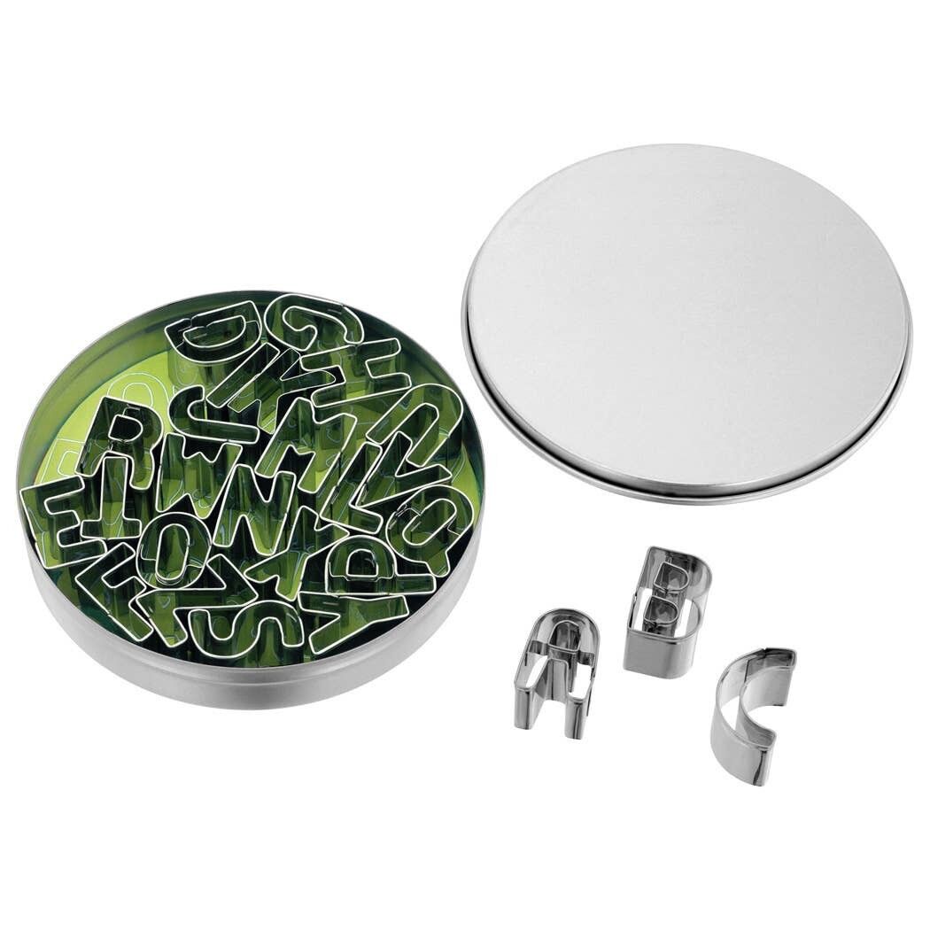 Judge Bakeware, Alphabet-Ausstechformen, 26-teilig, in Blechdose