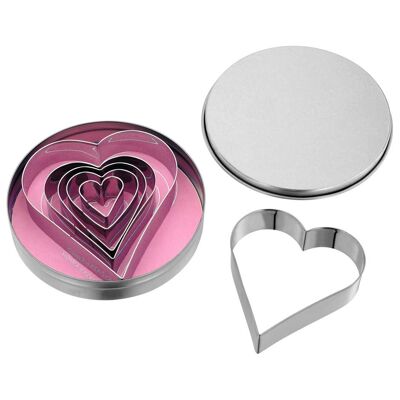 Judge Bakeware, 6 pezzi di stampi a forma di cuore