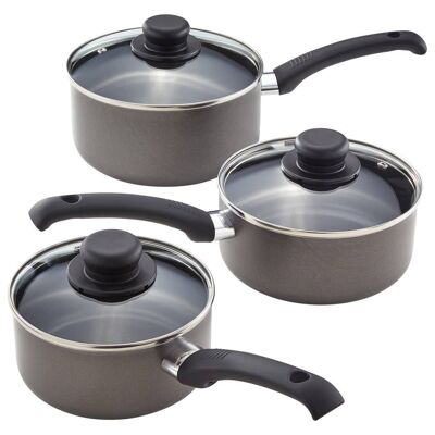 Judge Everyday, set di pentole da 3 pezzi, antiaderente, peltro