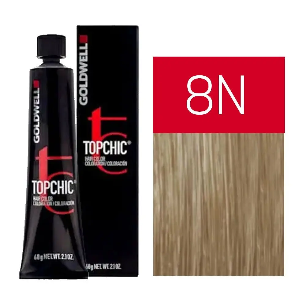 Buy wholesale GOLDWELL 8N Topchic Tube 60ml x 60 pcs in BOX