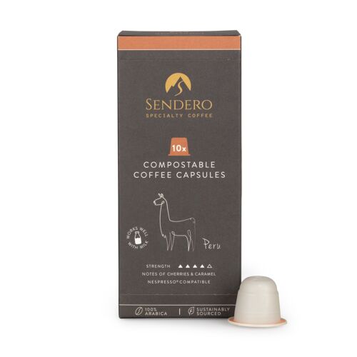 Compostable Coffee Capsules - Peru