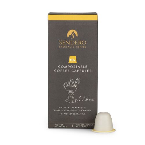 Compostable Coffee Capsules - Colombia