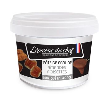 Pâte de praliné amandes-noisettes 200g