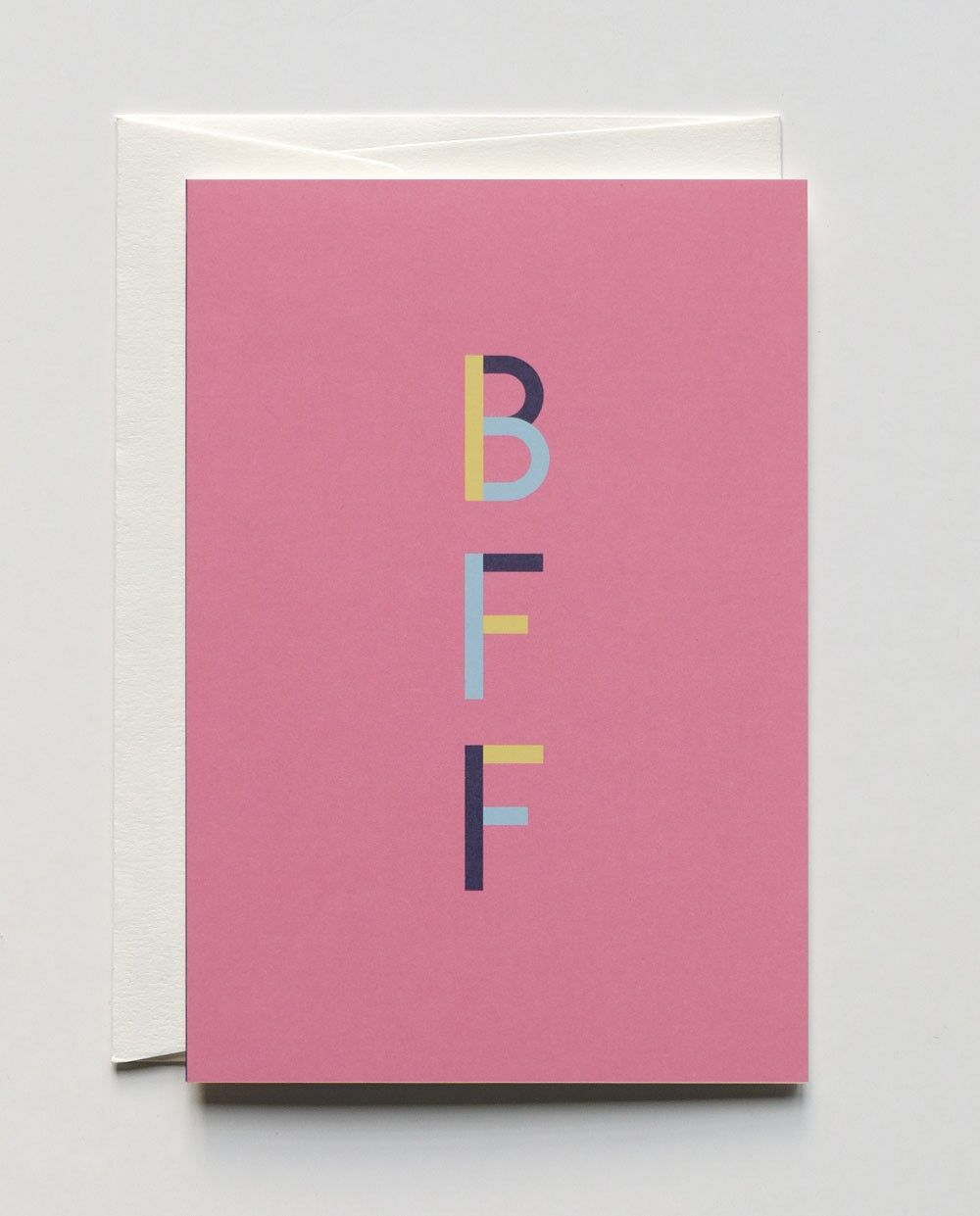 Biglietto d'auguri Lucky Letters BFF, con busta