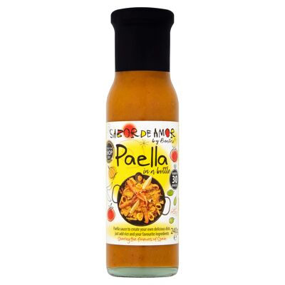 Paella in einer Flasche