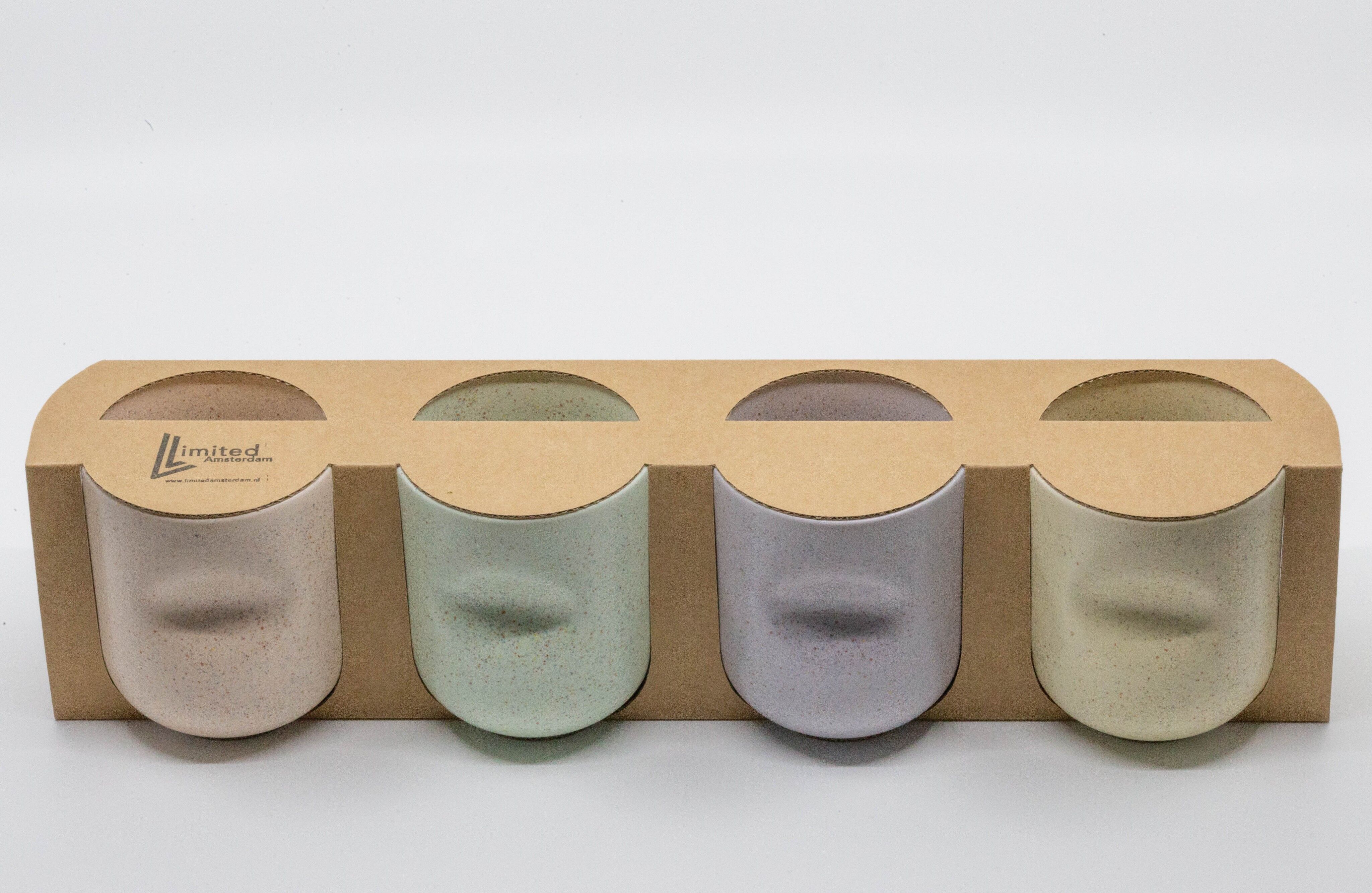 Tazza Big Confetti Edition - Set da 4