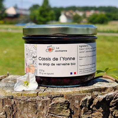Organic blackcurrant from Yonne with verbena syrup